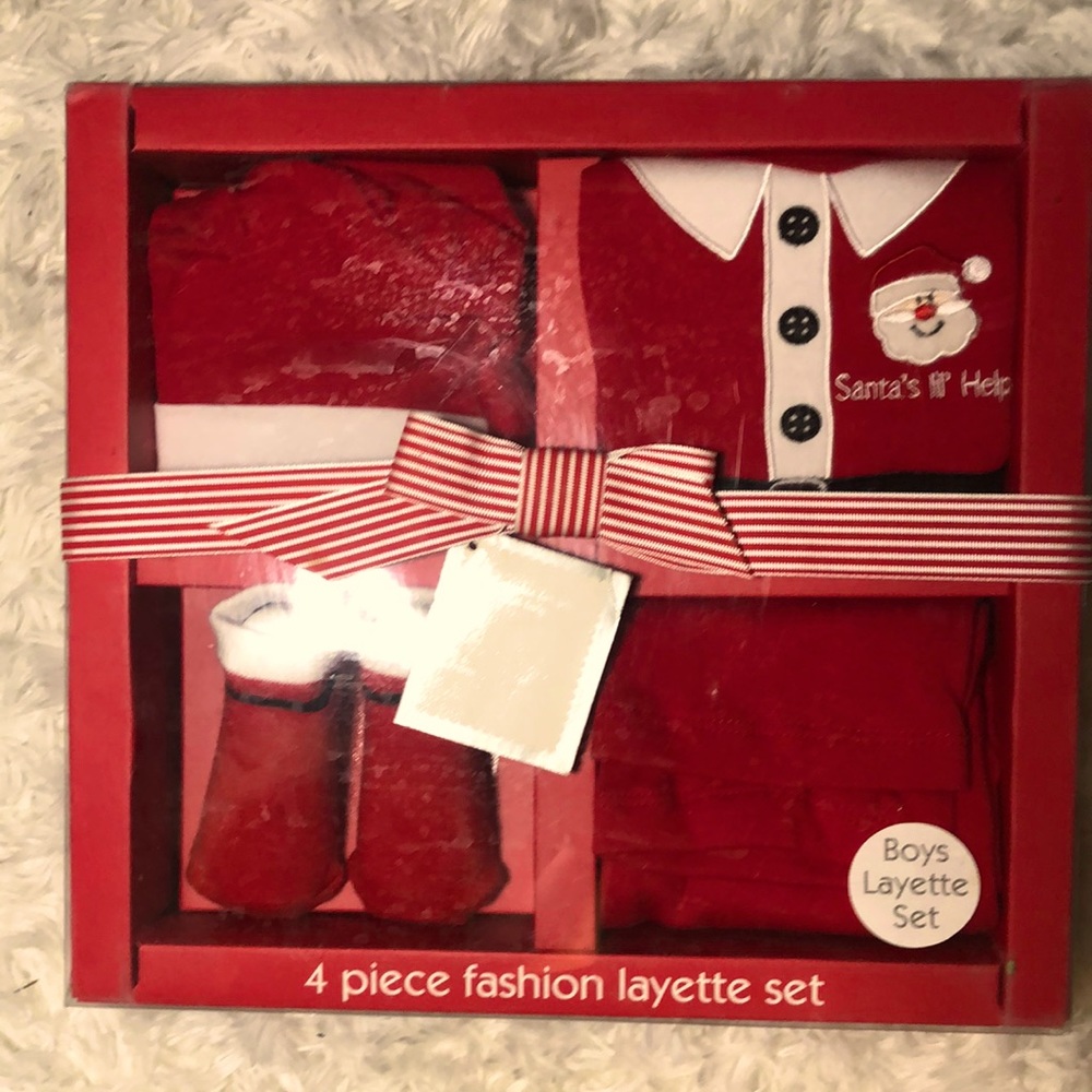 Christmas Layette Set